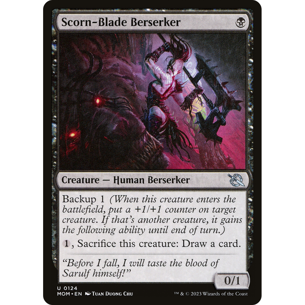 Scorn-Blade Berserker (MOM-124) - March of the Machine
