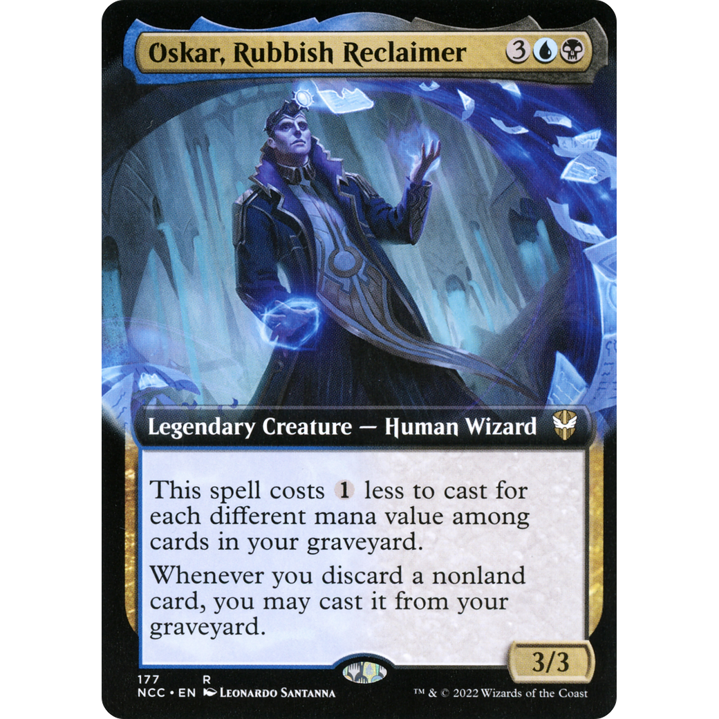 Oskar, Rubbish Reclaimer (Extended Art) (NCC-177) - New Capenna Commander: (Extended Art)