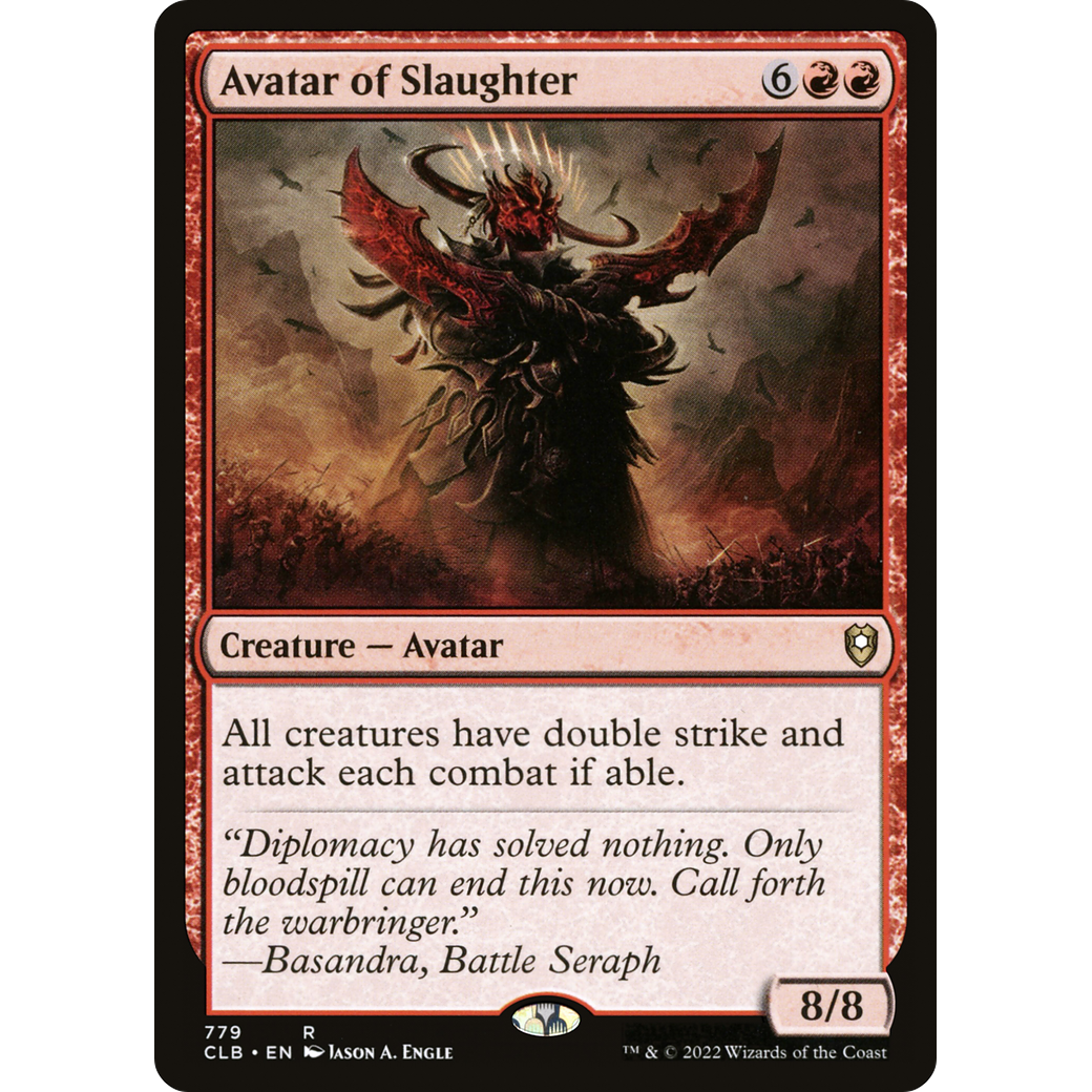 Avatar of Slaughter (CLB-779) - Commander Legends: Battle for Baldur's Gate