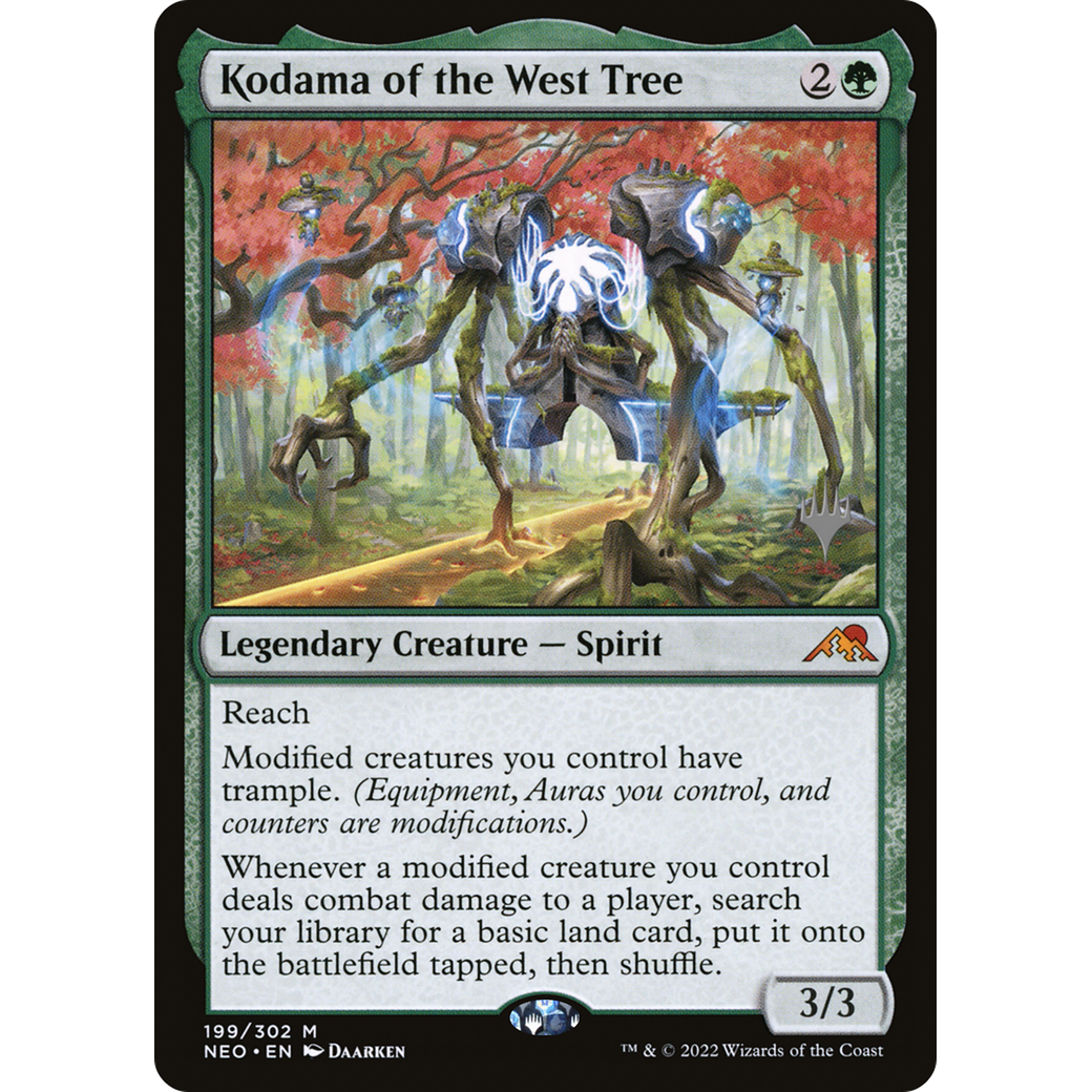 Kodama of the West Tree (PPNEO-199P) - Kamigawa: Neon Dynasty Promos Foil
