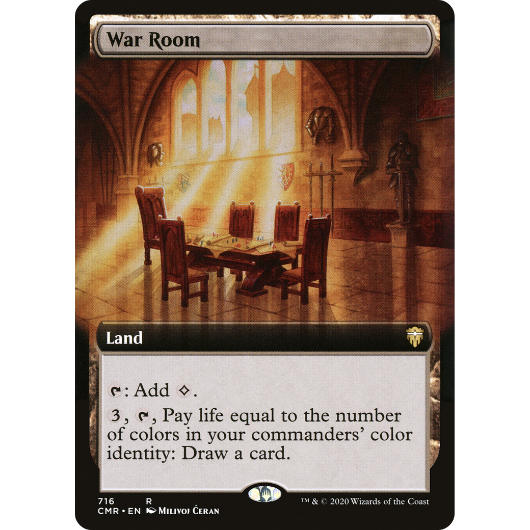War Room (Extended Art) (CMR-716) - Commander Legends: (Extended Art)
