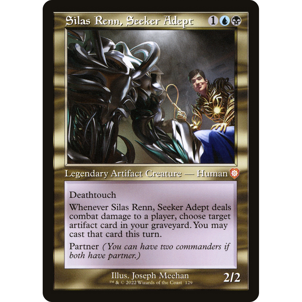Silas Renn, Seeker Adept (Retro Frame) (BRC-129) - The Brothers' War Commander