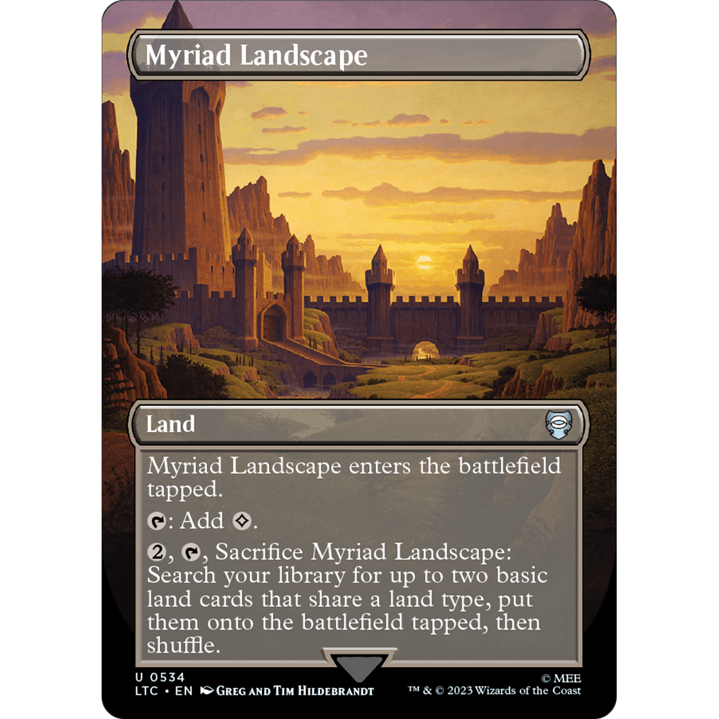 Myriad Landscape (LTC-534) - Tales of Middle-earth Commander (Borderless)