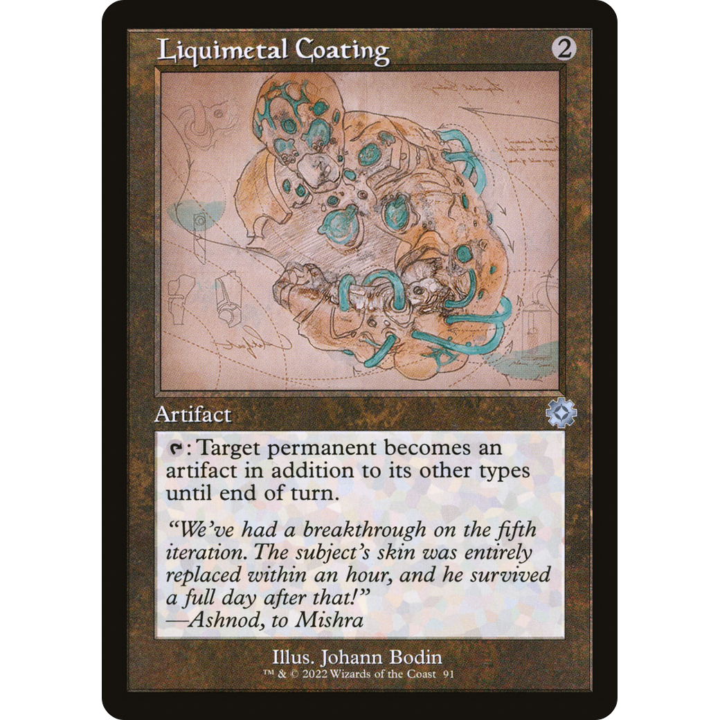 Liquimetal Coating (Schematic) (BRR-091) - The Brothers' War Retro Artifacts