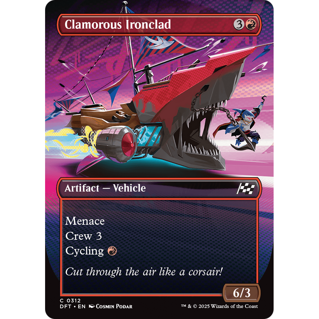 Clamorous Ironclad (DFT-312) - Aetherdrift (Borderless)