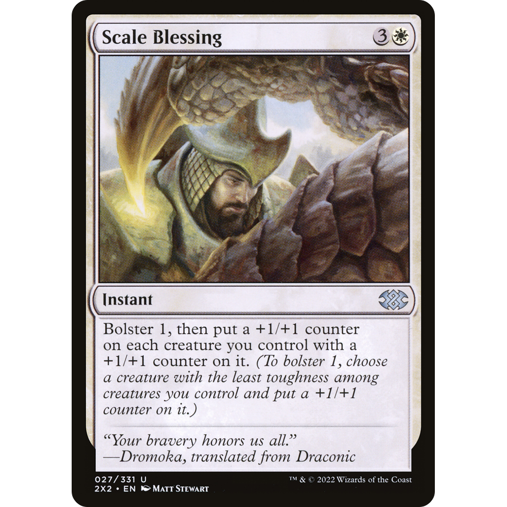 Scale Blessing (2X2-027) - Double Masters 2022 Foil