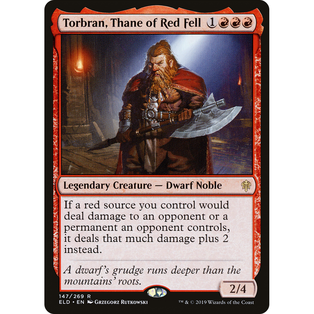 Torbran, Thane of Red Fell (ELD-147) - Throne of Eldraine