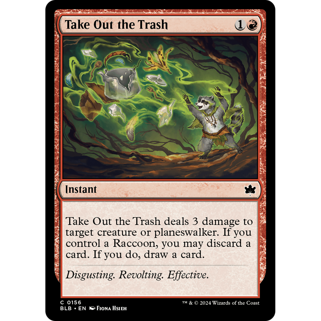 Take Out the Trash (BLB-156) - Bloomburrow Foil