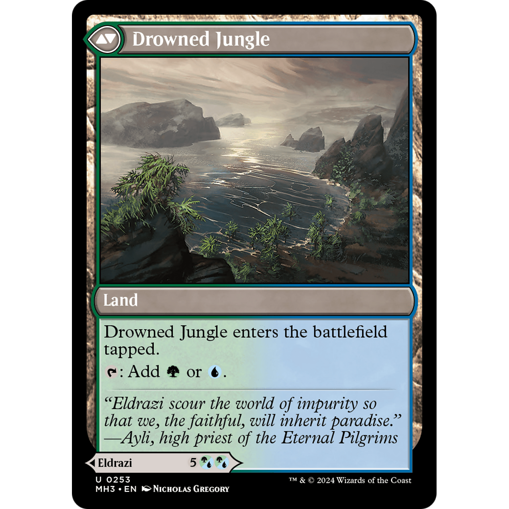 Drowner of Truth // Drowned Jungle (MH3-253) - Modern Horizons 3: (devoid) Foil