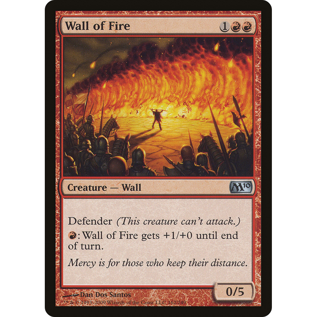 Wall of Fire (M10-162) - Magic 2010