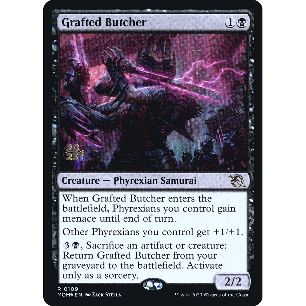 Grafted Butcher (PRE-109S) - March of the Machine Promos Foil