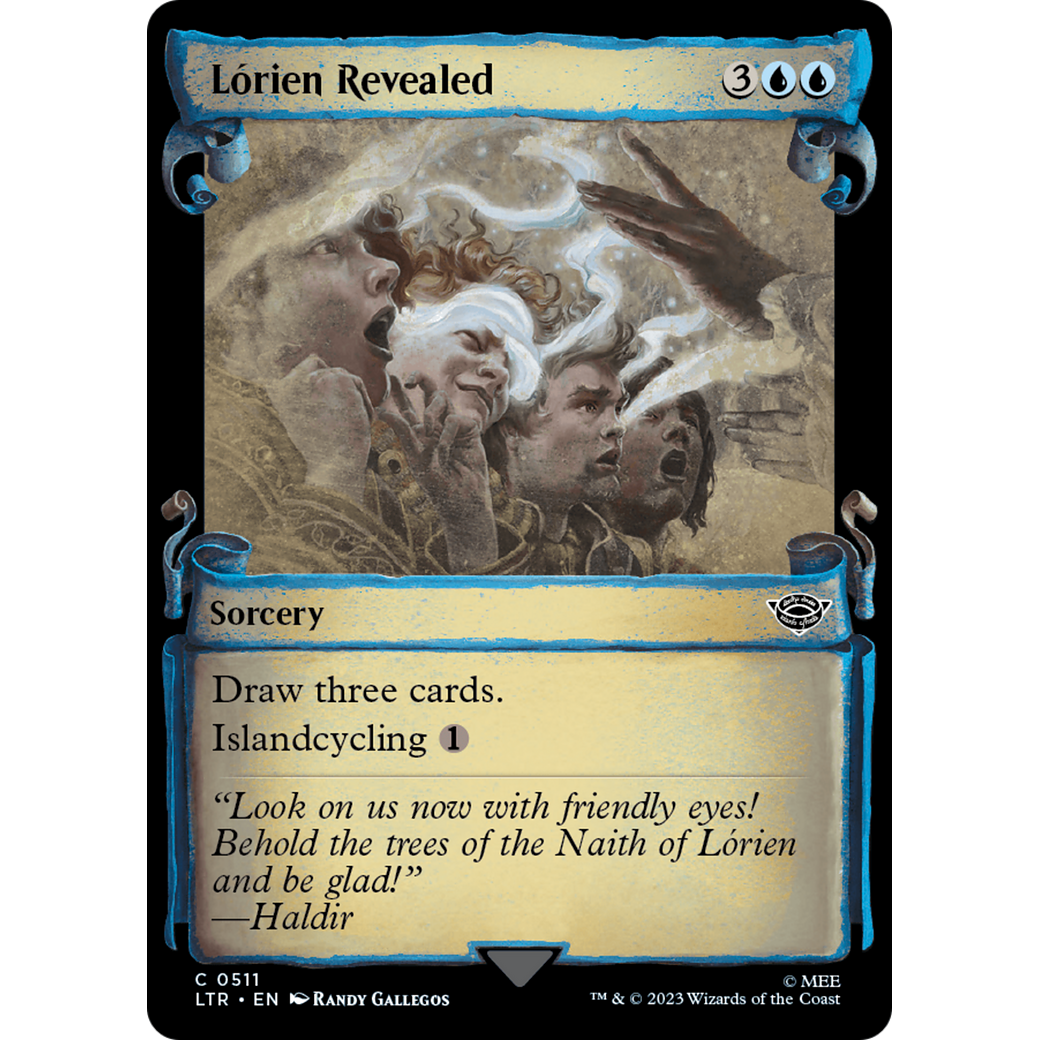 Lórien Revealed (LTR-511) - The Lord of the Rings: Tales of Middle-earth: (Showcase) Foil