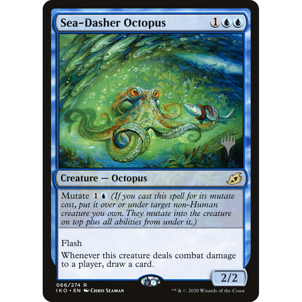 Sea-Dasher Octopus (PPIKO-066) - Ikoria: Lair of Behemoths Promos