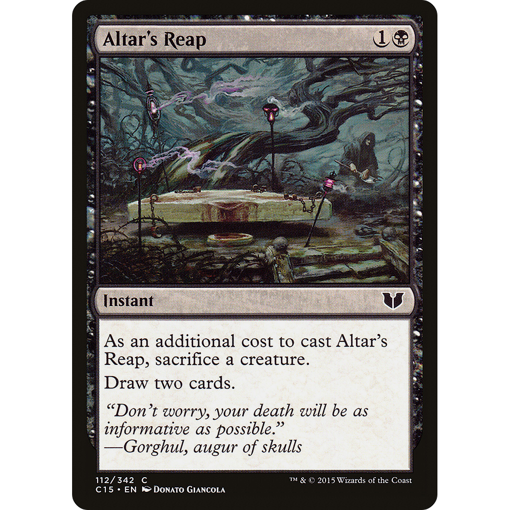 Altar's Reap (C15-112) - Commander 2015
