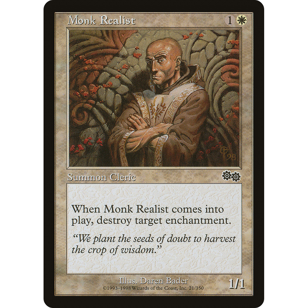Monk Realist (USG-021) - Urza's Saga
