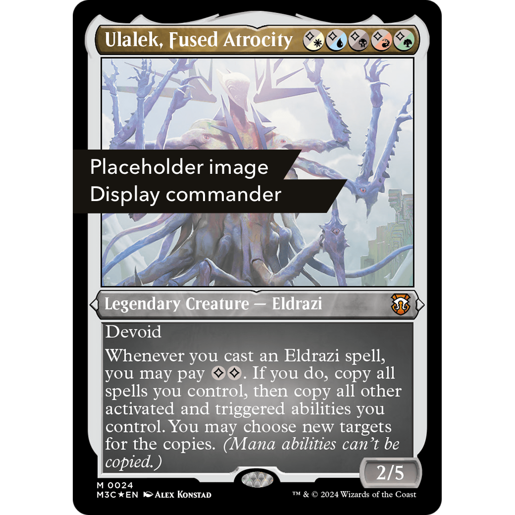 Ulalek, Fused Atrocity (M3C-151) - Modern Horizons 3 Commander Etched Foil