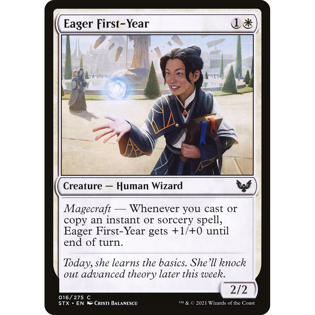 Eager First-Year (STX-016) - Strixhaven: School of Mages Foil
