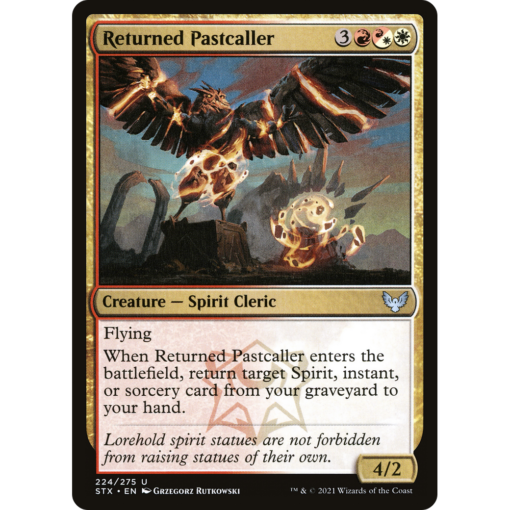 Returned Pastcaller (STX-224) - Strixhaven: School of Mages