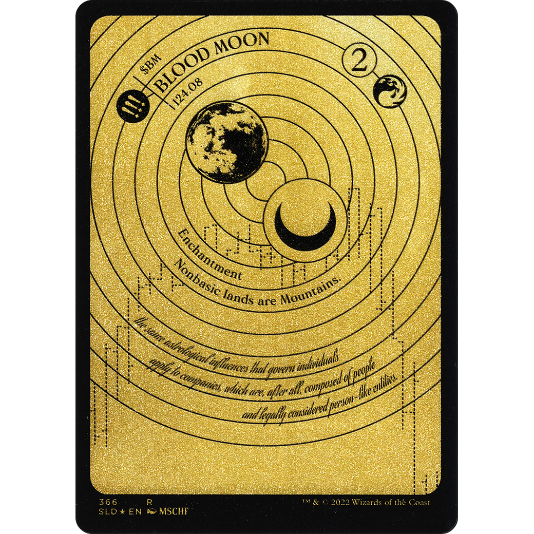 Blood Moon (SLD-366) - Secret Lair Drop Etched Foil