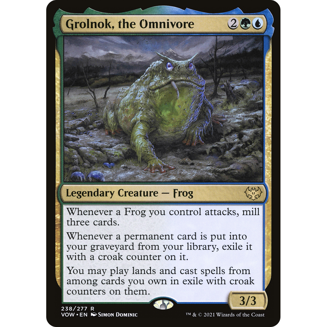 Grolnok, the Omnivore (VOW-238) - Innistrad: Crimson Vow Foil