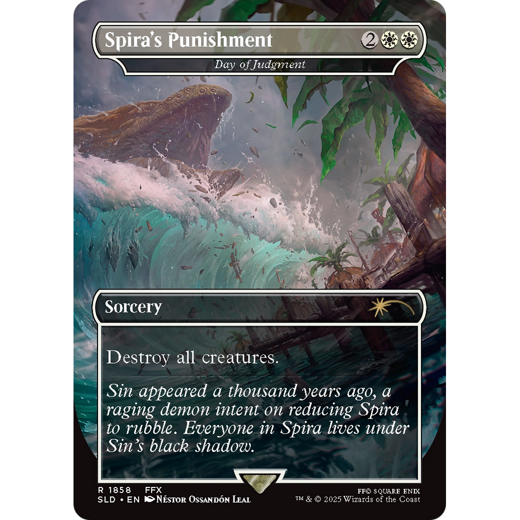 Spira's Punishment - Day of Judgment (SLD-1858) - Secret Lair Drop / Spira's Punishment (Borderless)