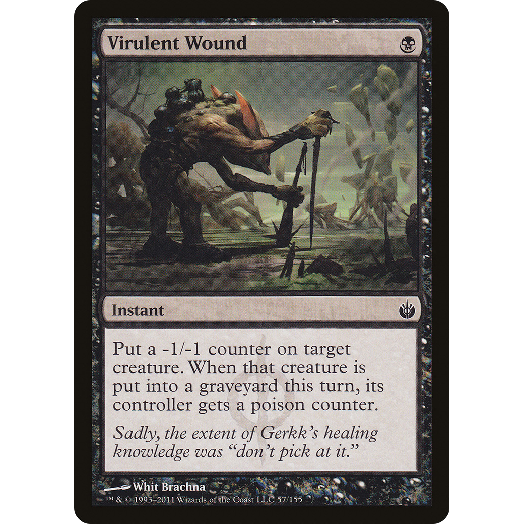 Virulent Wound (MBS-057) - Mirrodin Besieged
