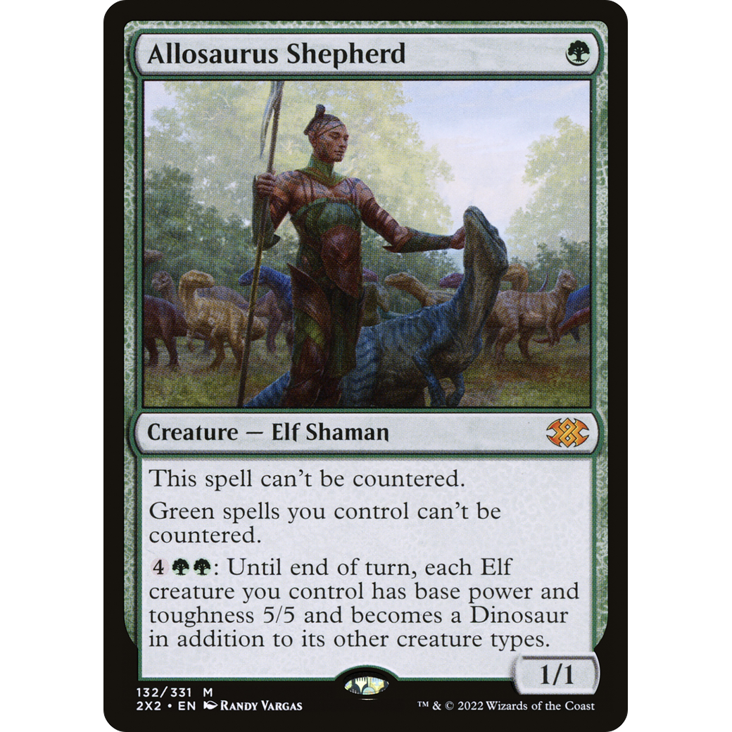 Allosaurus Shepherd (2X2-132) - Double Masters 2022