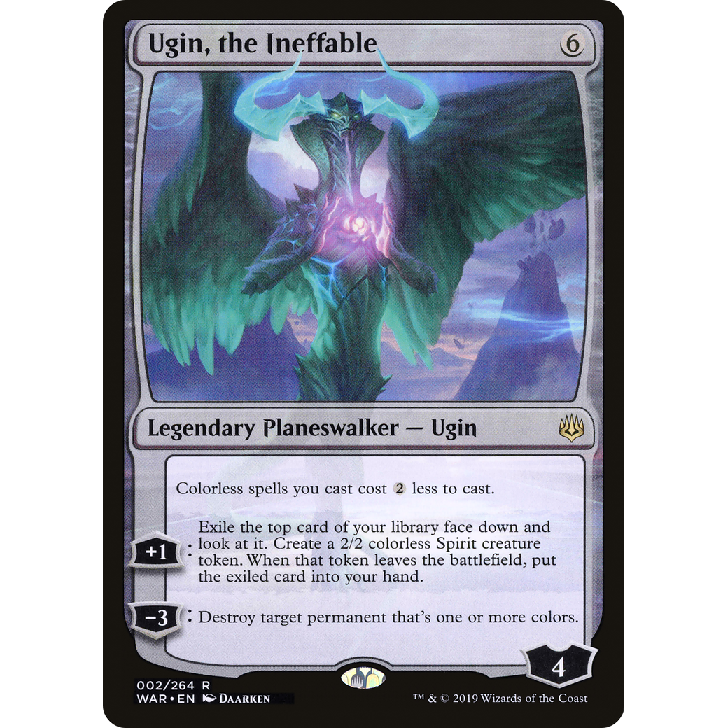 Ugin, the Ineffable (WAR-002) - War of the Spark Foil