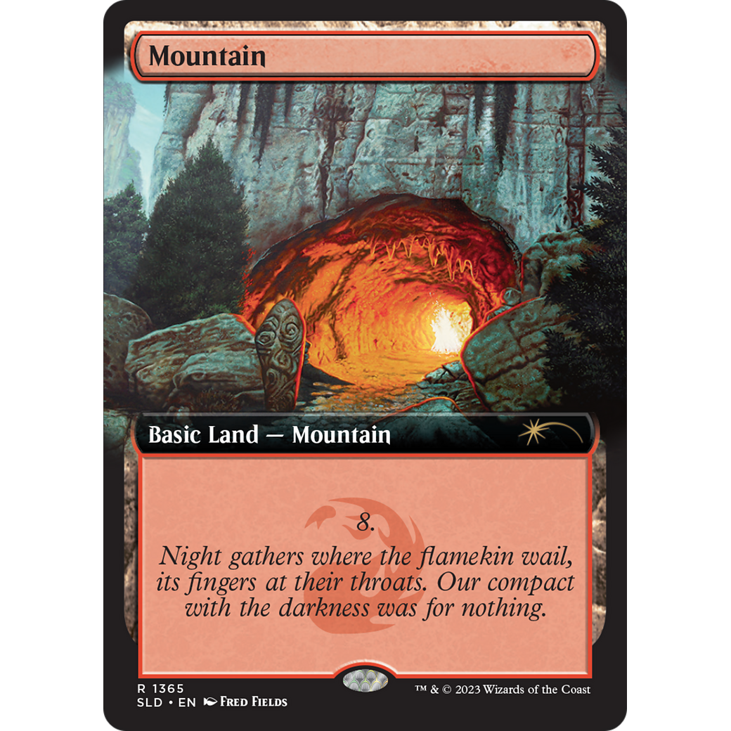 Mountain (1365) (SLD-1365) - Secret Lair Drop: (Extended Art)