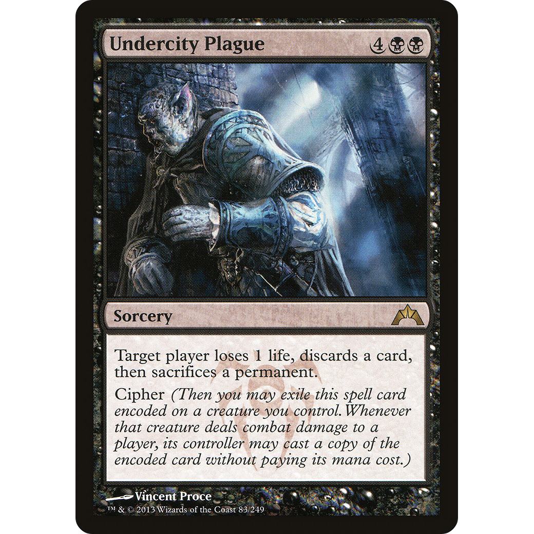 Undercity Plague (GTC-083) - Gatecrash Foil