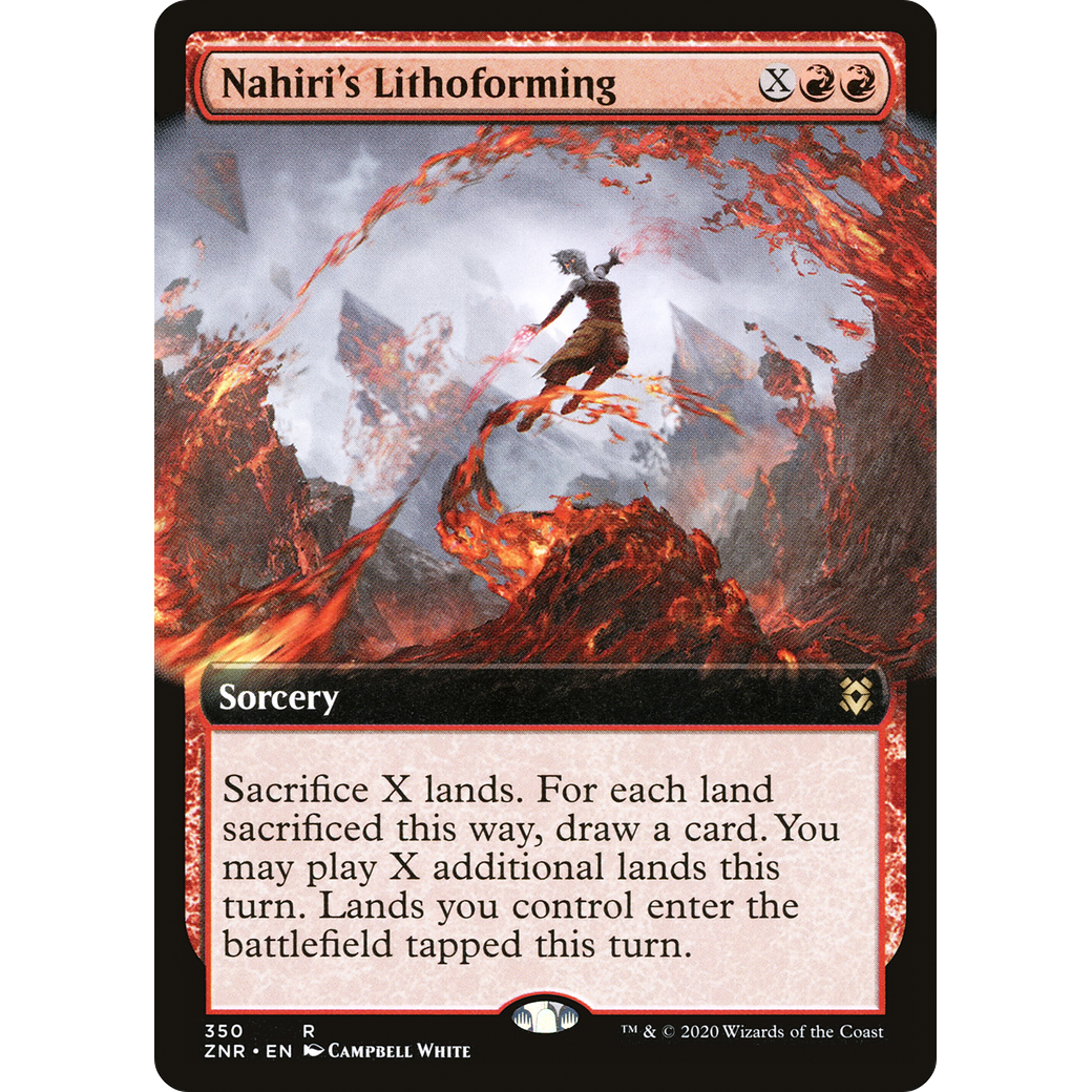 Nahiri's Lithoforming (Extended Art) (ZNR-350) - Zendikar Rising: (Extended Art) Foil