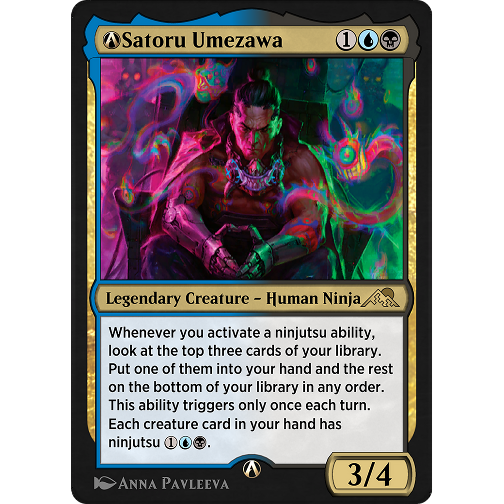 A-Satoru Umezawa (NEO-A-234) - Kamigawa: Neon Dynasty