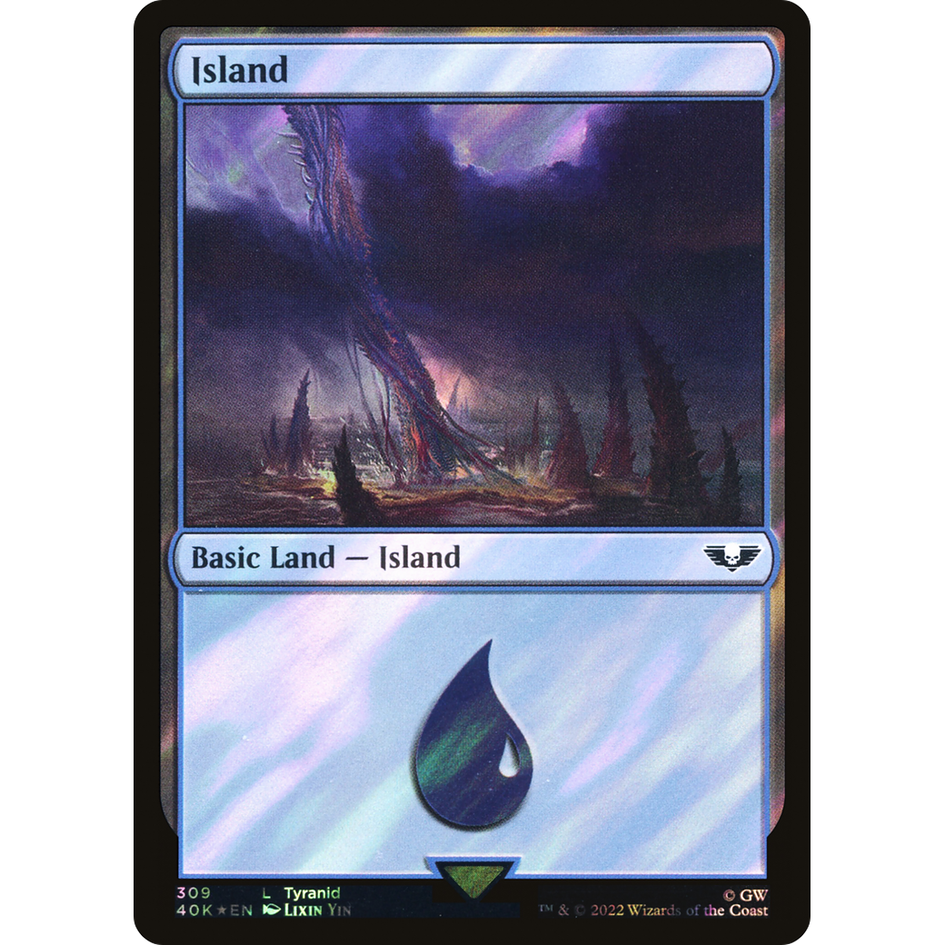 Island (40K-309) - Warhammer 40,000 Commander Foil