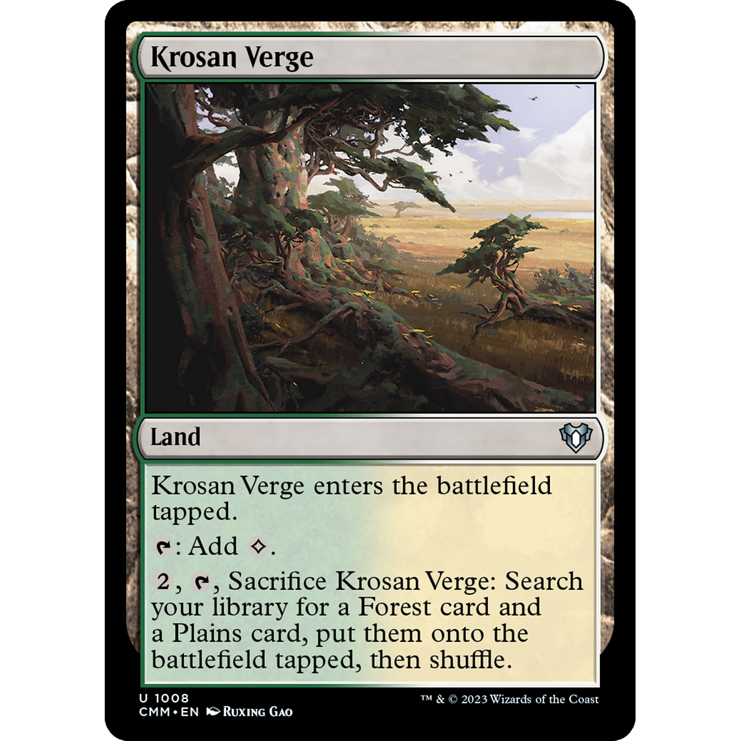 Krosan Verge (CMM-1008) - Commander Masters