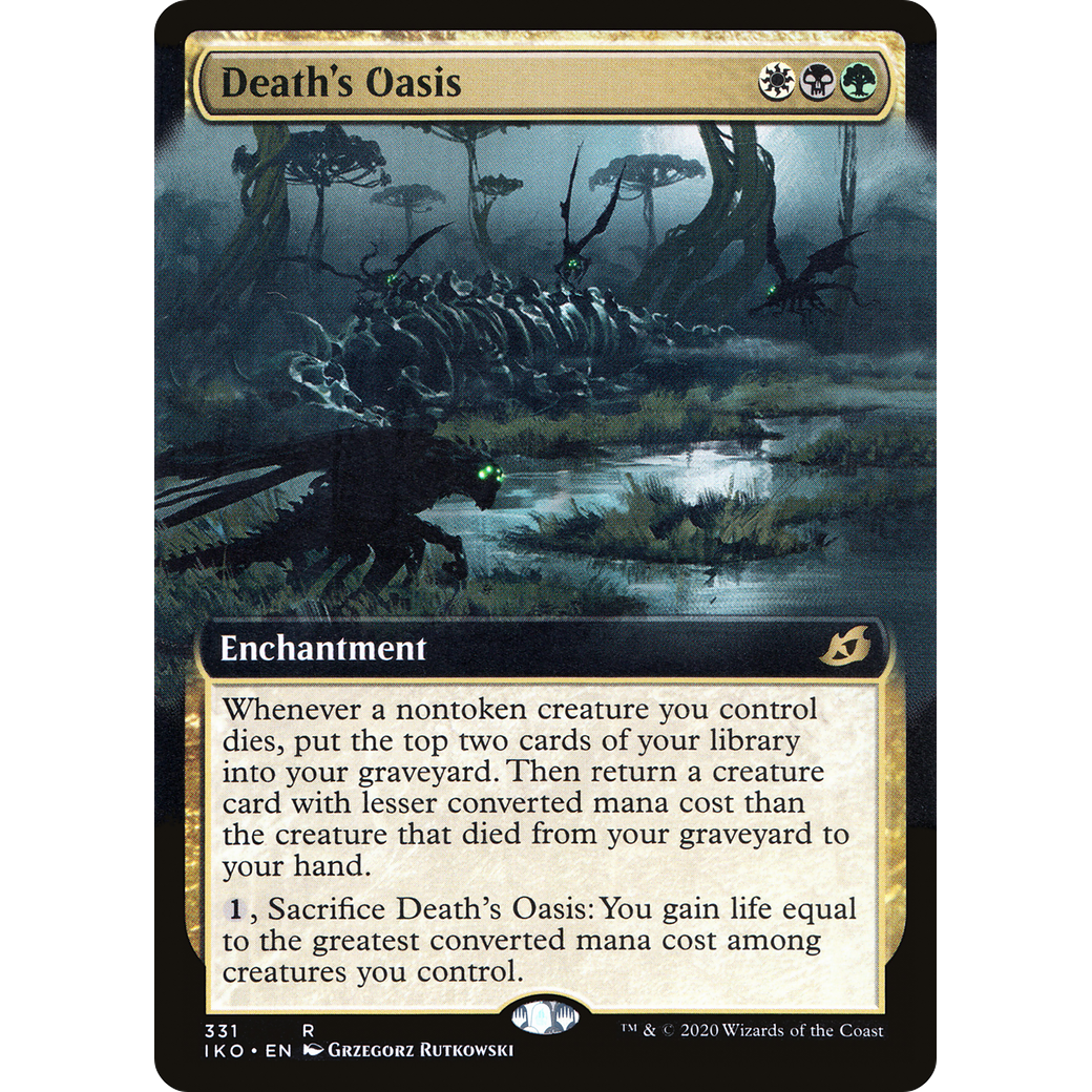 Death's Oasis (Extended Art) (IKO-331) - Ikoria: Lair of Behemoths: (Extended Art) Foil