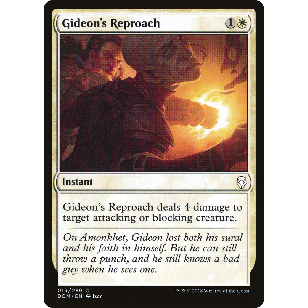Gideon's Reproach (DOM-019) - Dominaria