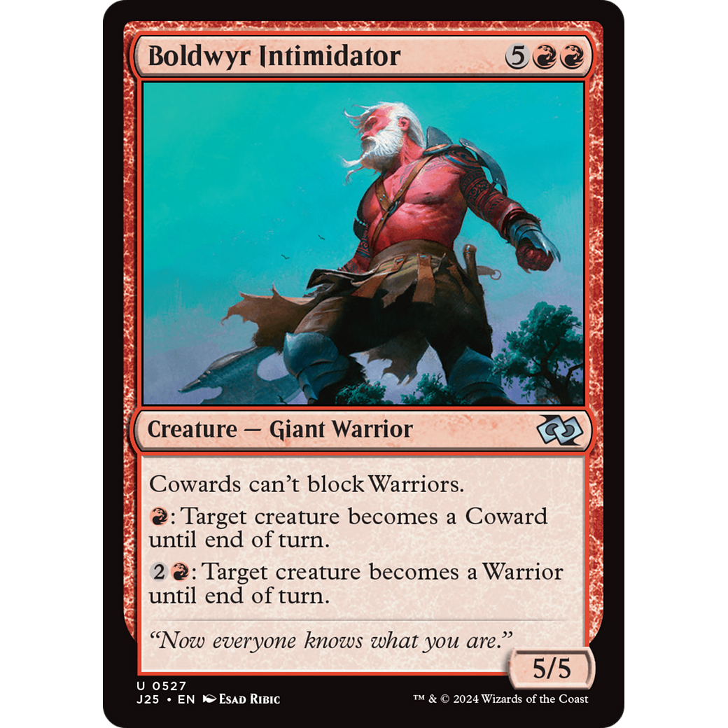 Boldwyr Intimidator (J25-527) - Foundations Jumpstart