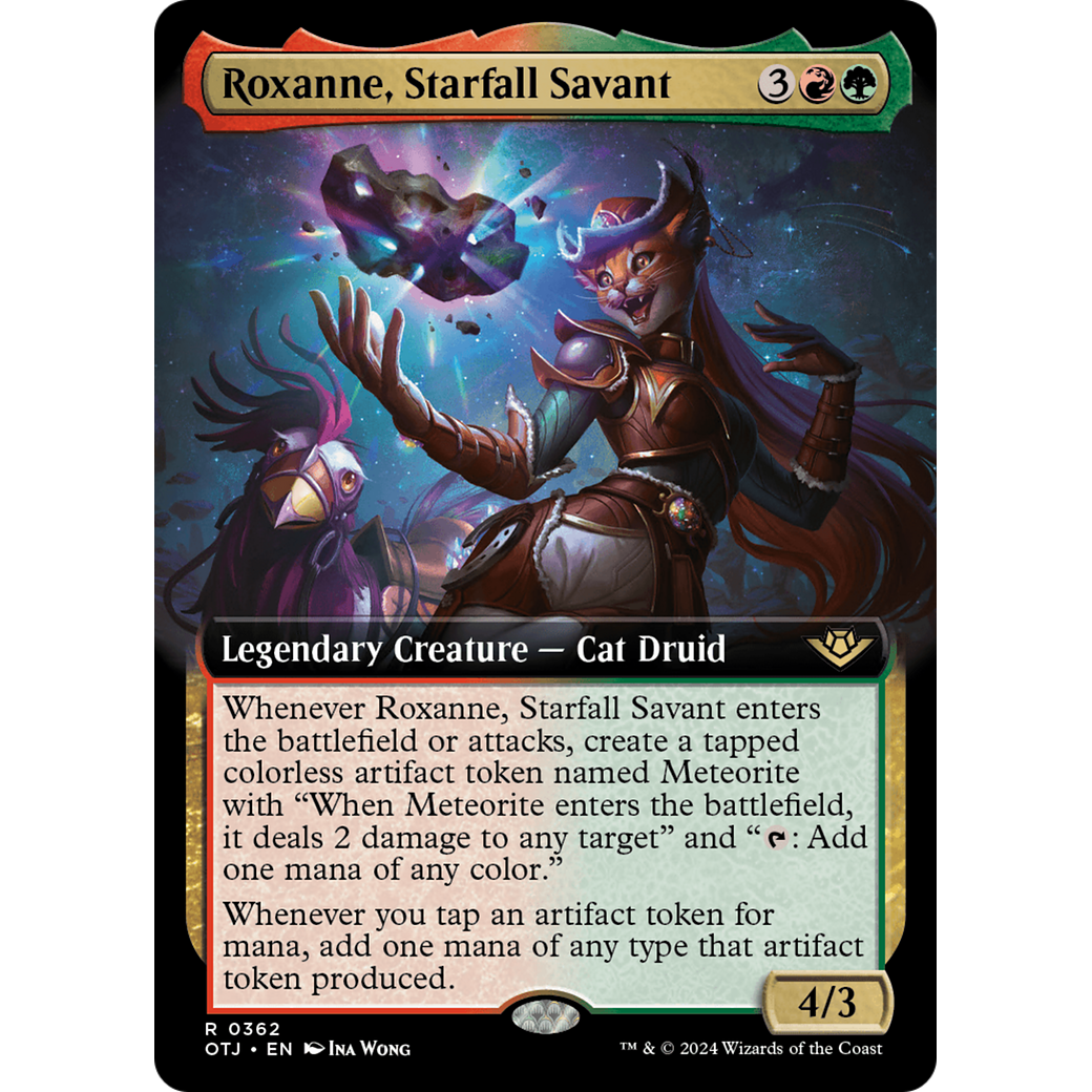 Roxanne, Starfall Savant (OTJ-362) - Outlaws of Thunder Junction: (Extended Art) Foil