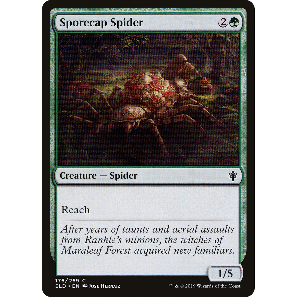 Sporecap Spider (ELD-176) - Throne of Eldraine Foil