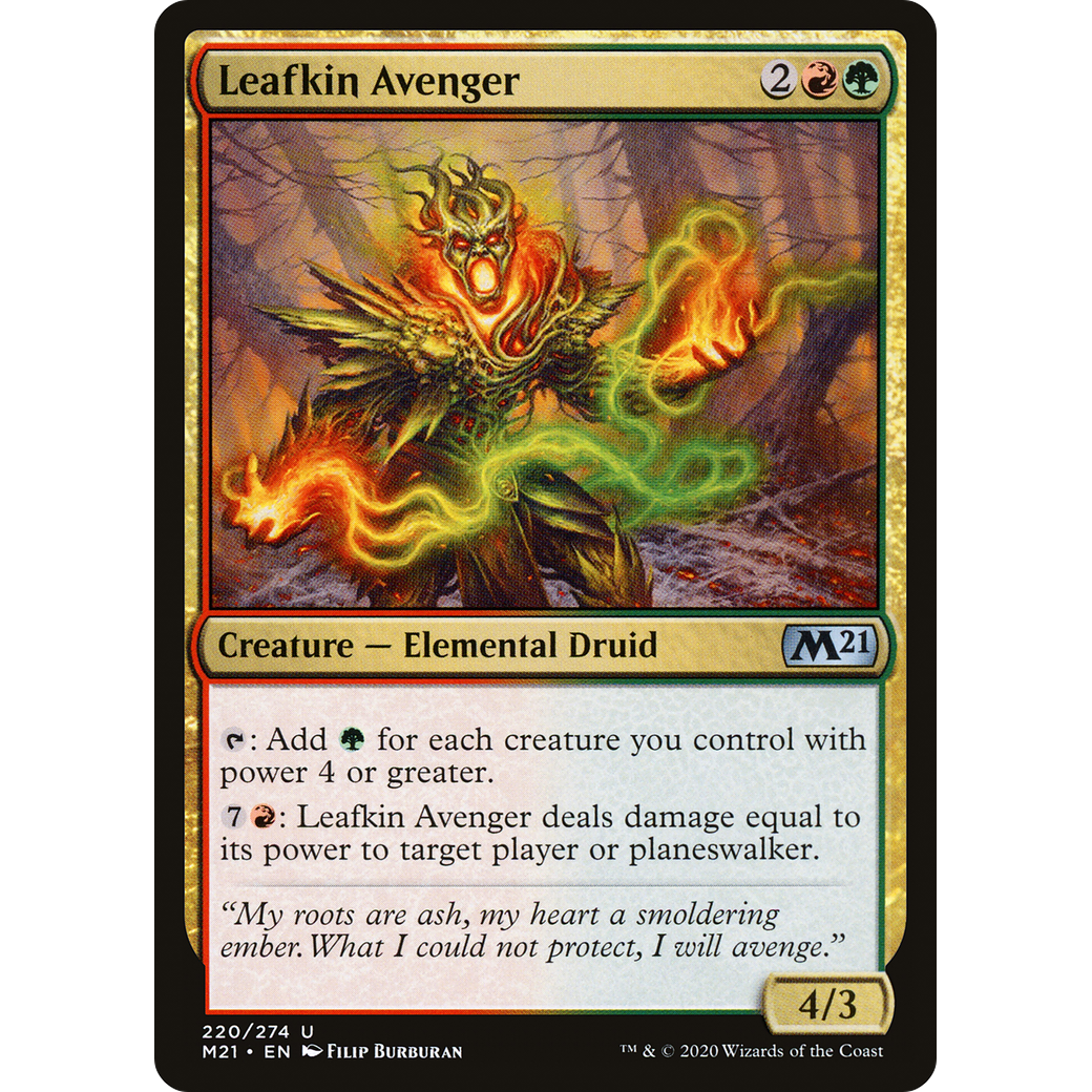 Leafkin Avenger (M21-220) - Core Set 2021 Foil