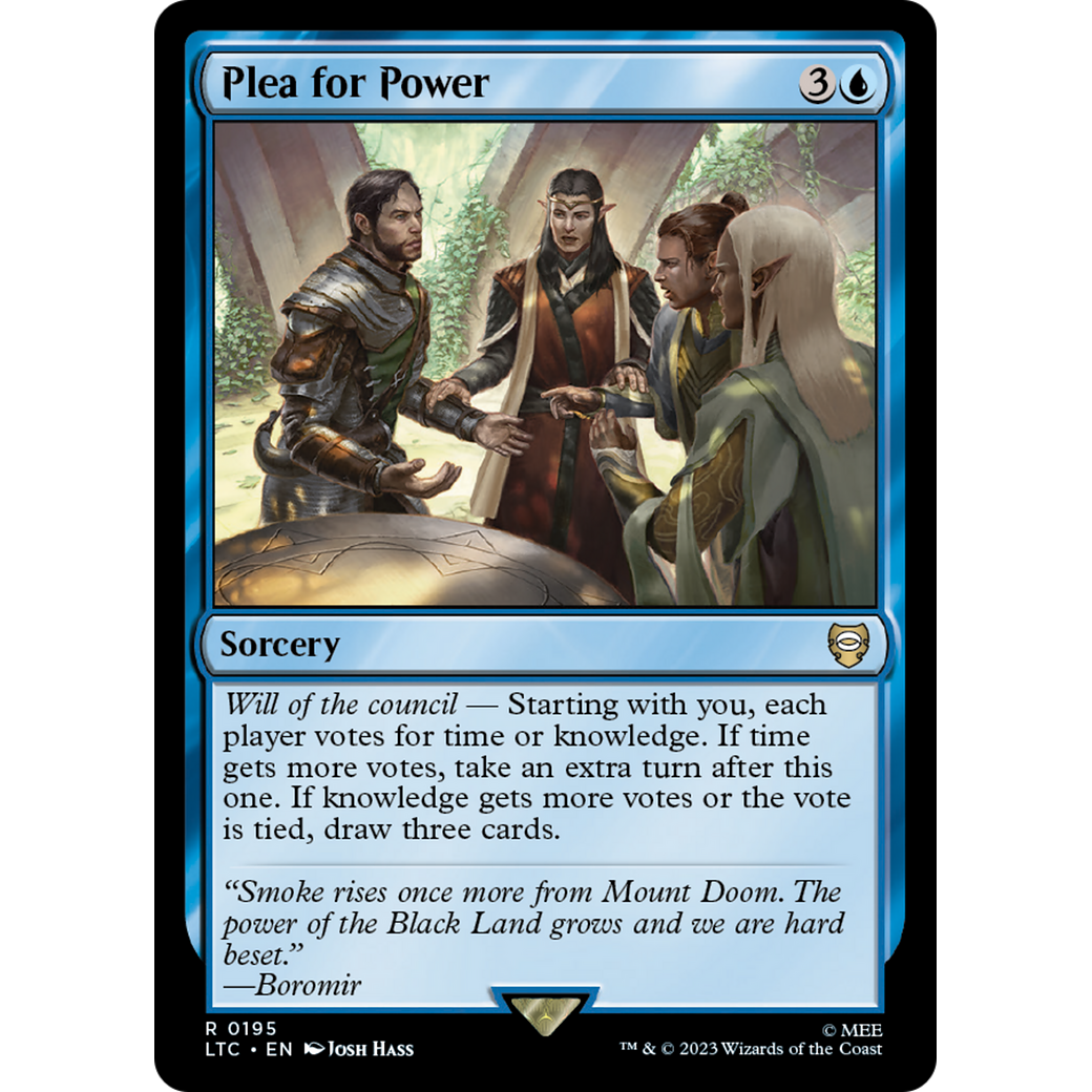 Plea for Power (LTC-195) - Tales of Middle-earth Commander