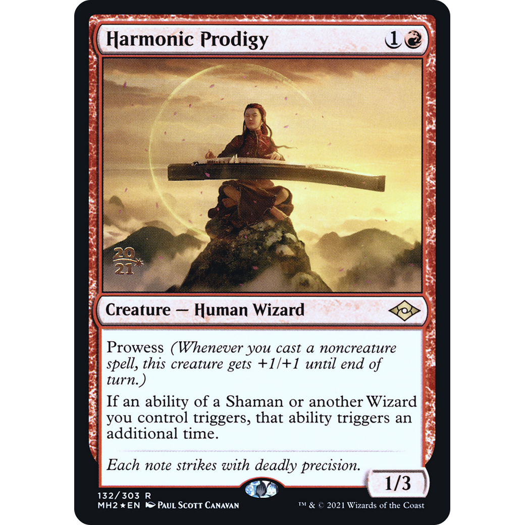 Harmonic Prodigy (PRE-132) - Modern Horizons 2 Promos Foil