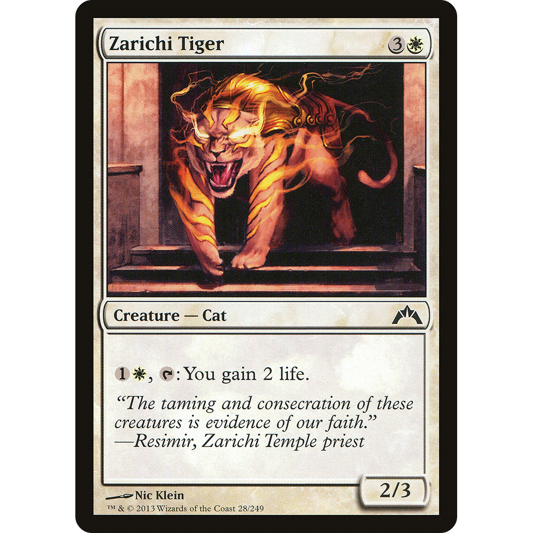 Zarichi Tiger (GTC-028) - Gatecrash