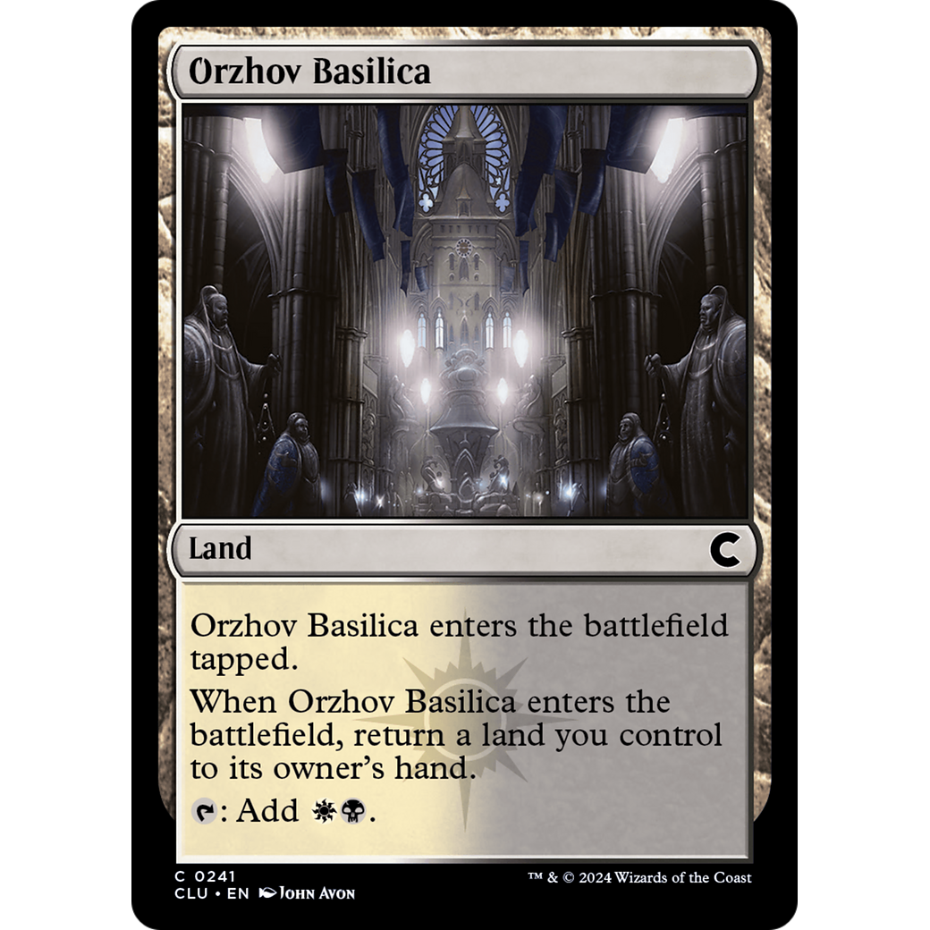 Orzhov Basilica (CLU-241) - Ravnica: Clue Edition