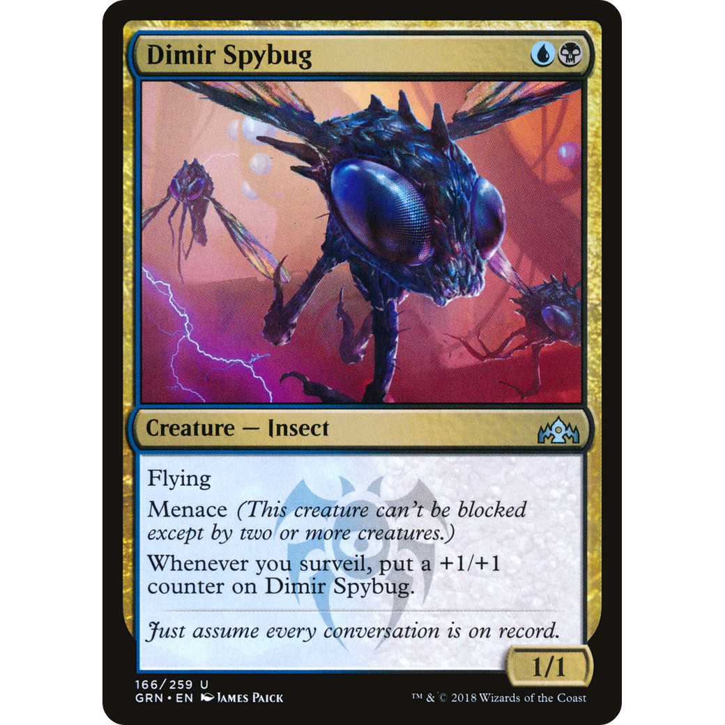 Dimir Spybug (GRN-166) - Guilds of Ravnica Foil