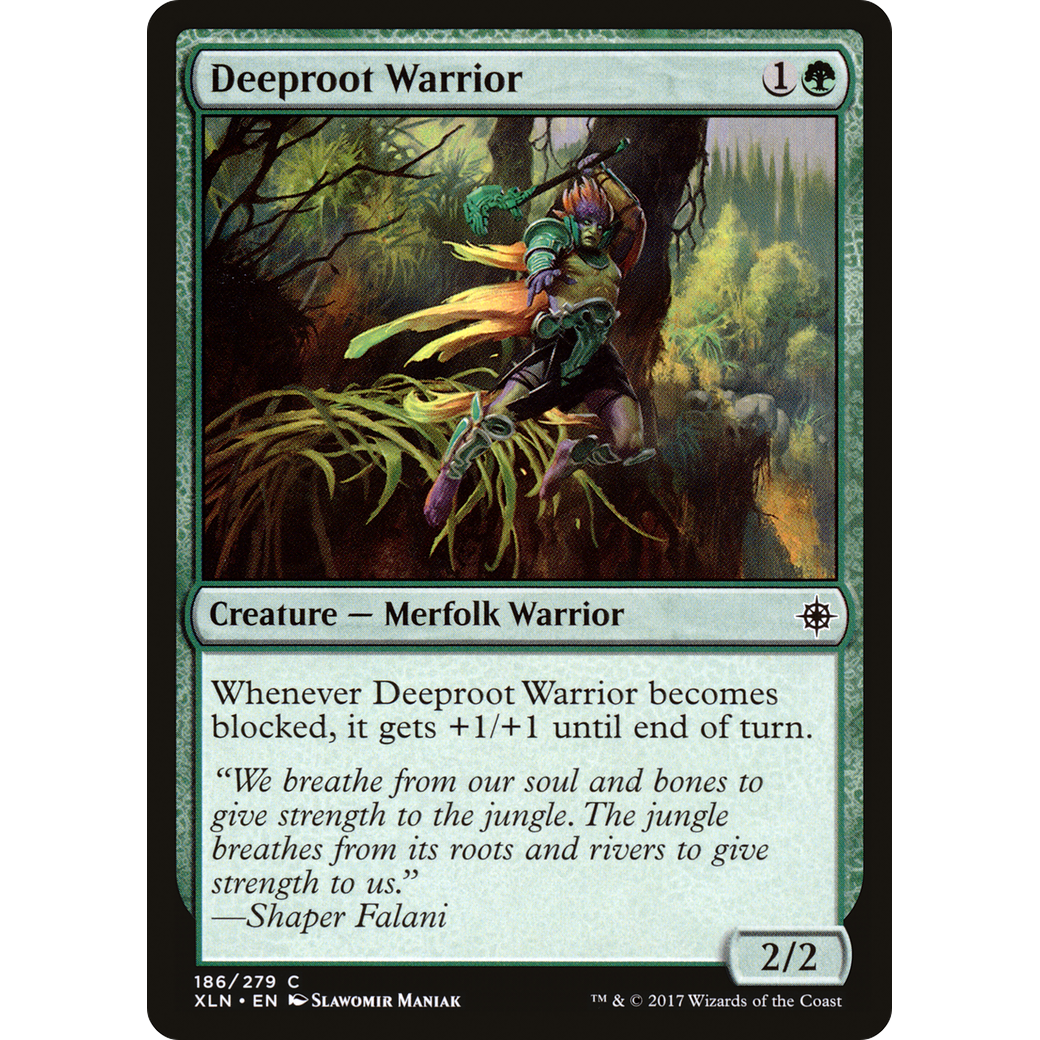 Deeproot Warrior (XLN-186) - Ixalan