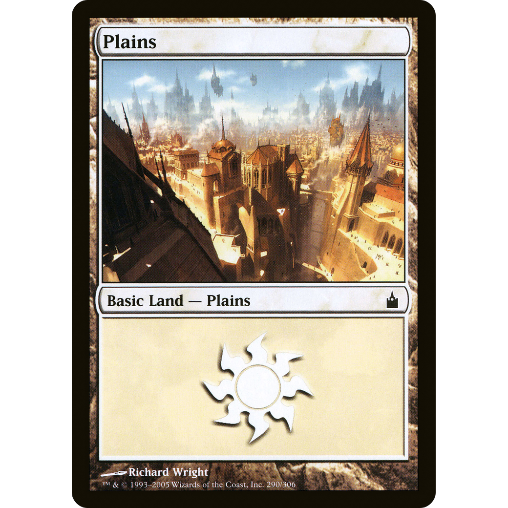 Plains (290) (RAV-290) - Ravnica: City of Guilds Foil