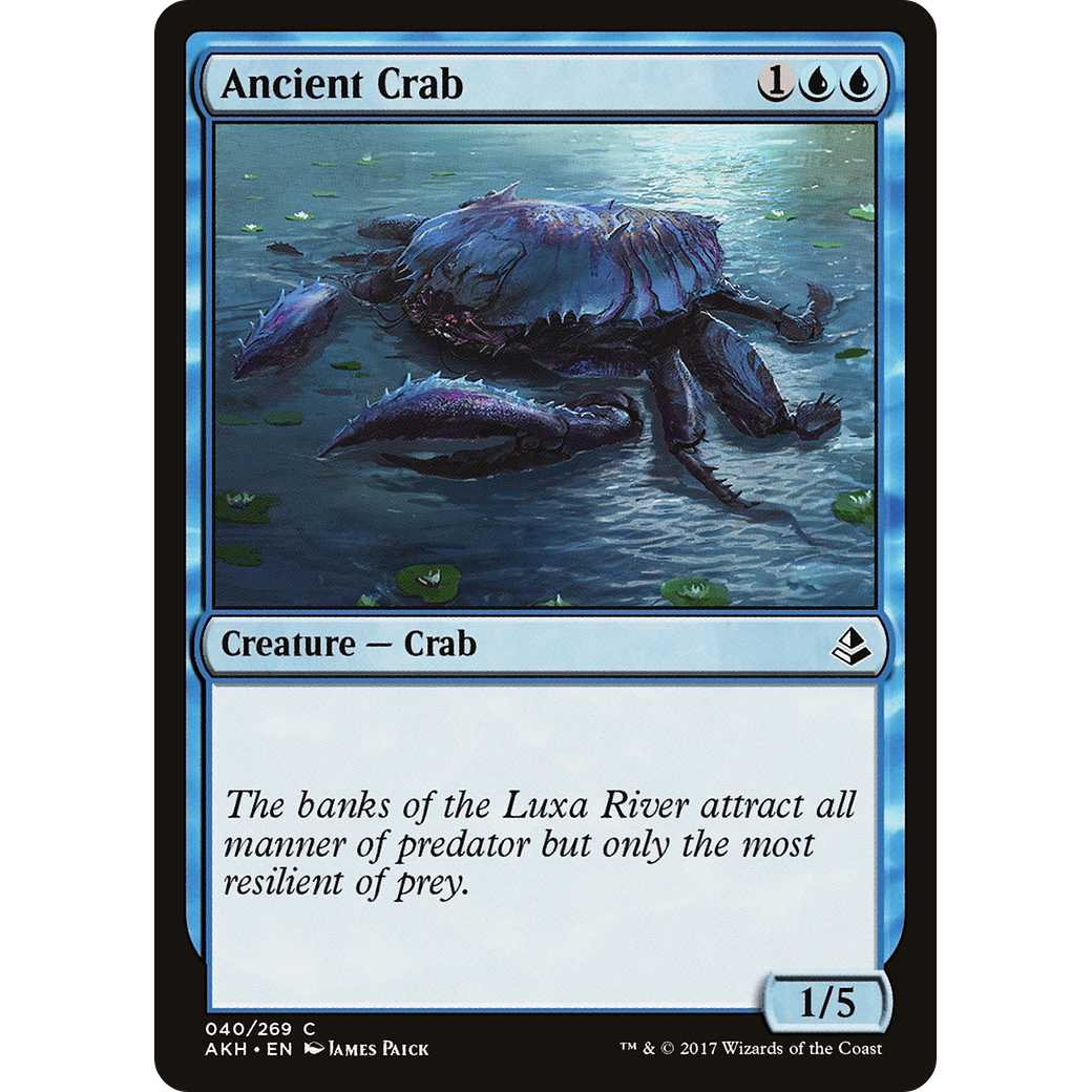 Ancient Crab (AKH-040) - Amonkhet Foil