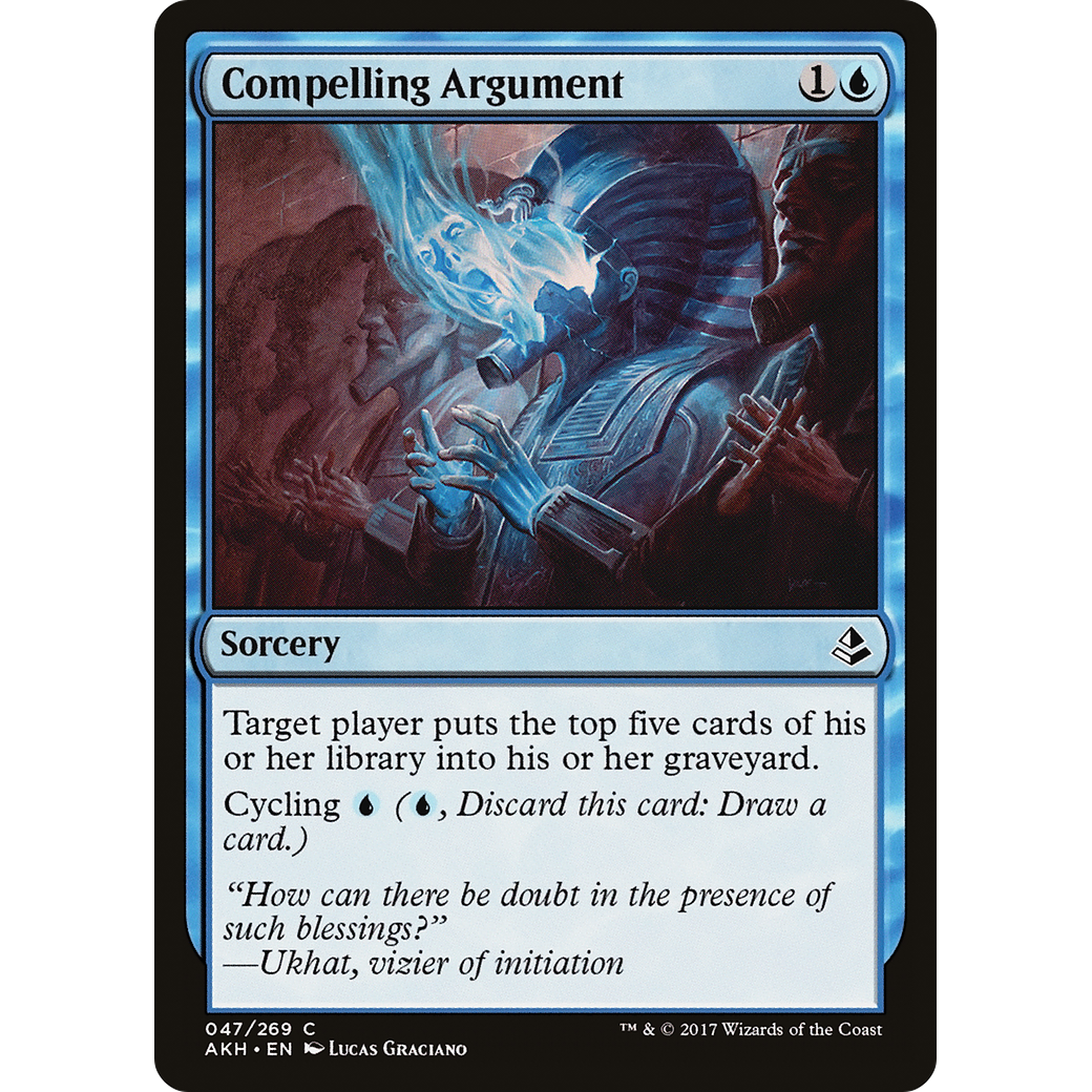 Compelling Argument (AKH-047) - Amonkhet Foil