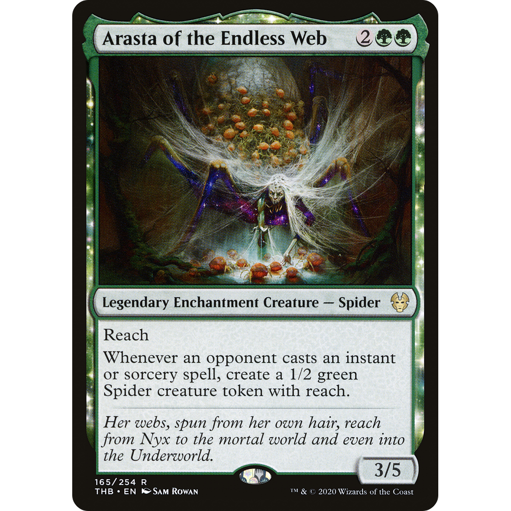 Arasta of the Endless Web (THB-165) - Theros Beyond Death: (enchantment) Foil